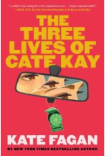 The three lives of Cate Kay a book cover with a mirror