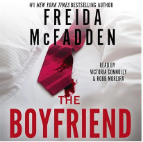 The Boyfriend audiobook a book cover with a tie on it