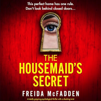 The Housemaids Secret audiobook a book cover with a keyhole