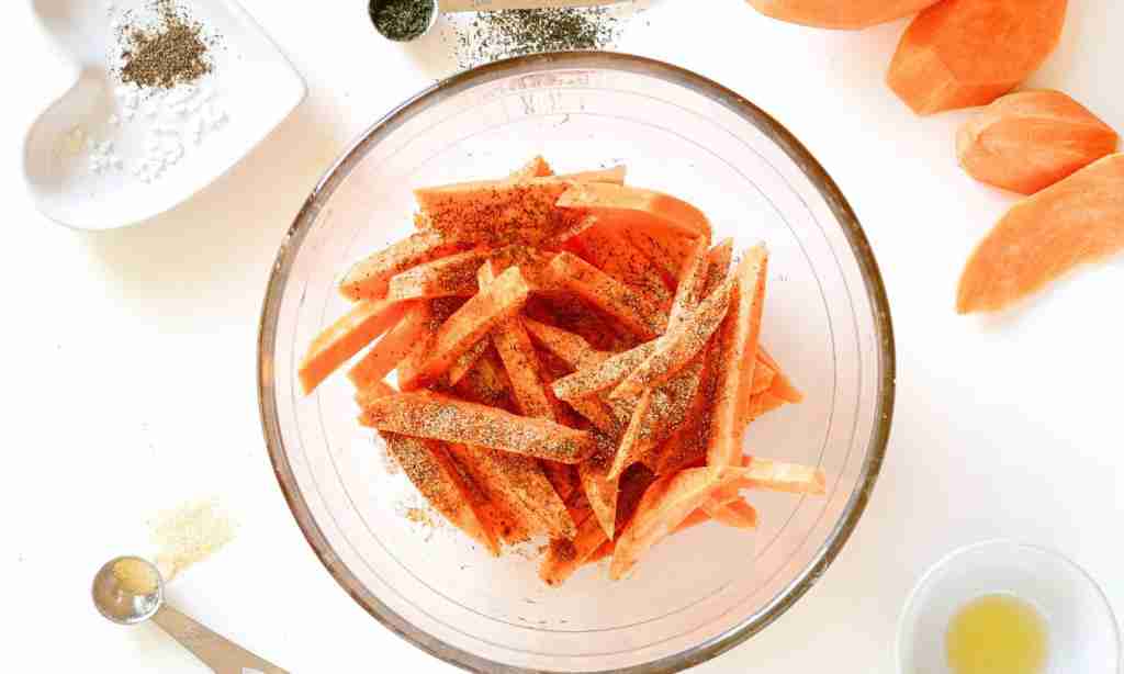 combine the ingredients a bowl of food with spices