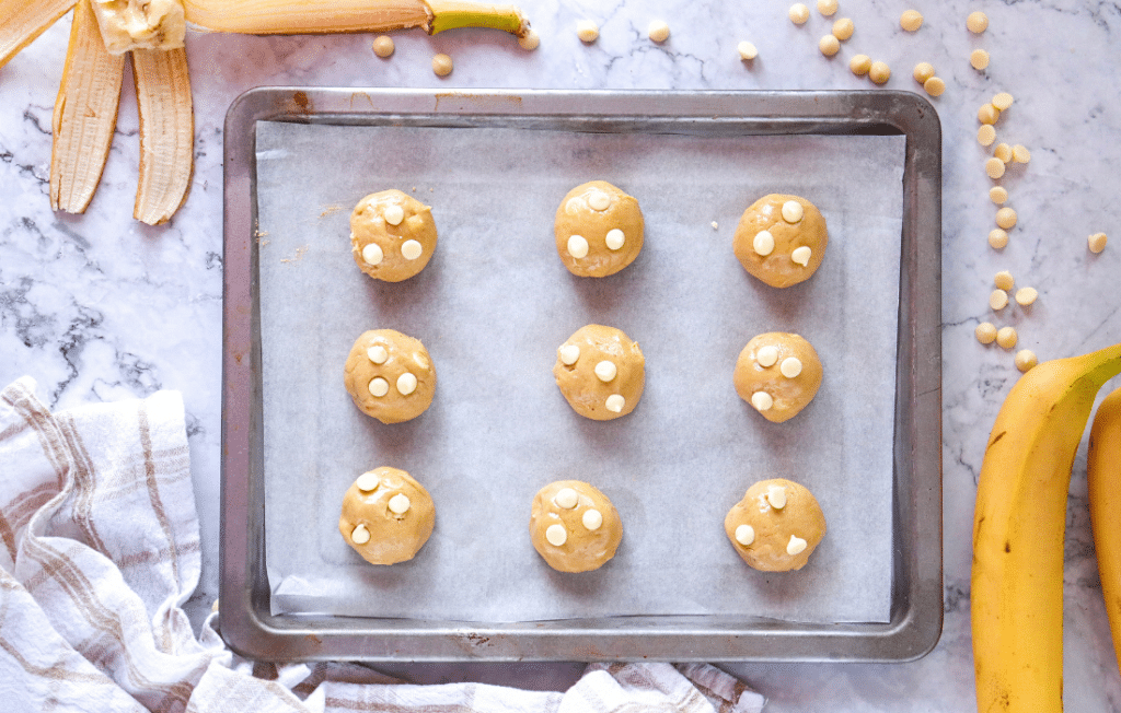 Form the cookies on a sheet formed cookies on a cookie sheet