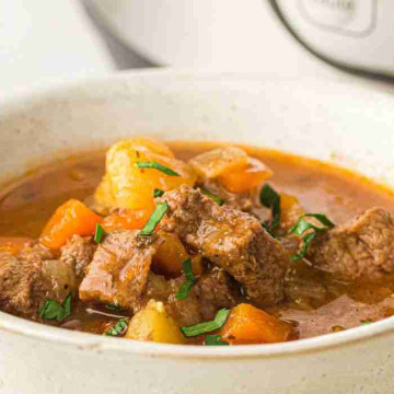 Instant Pot beef stew with vegetables