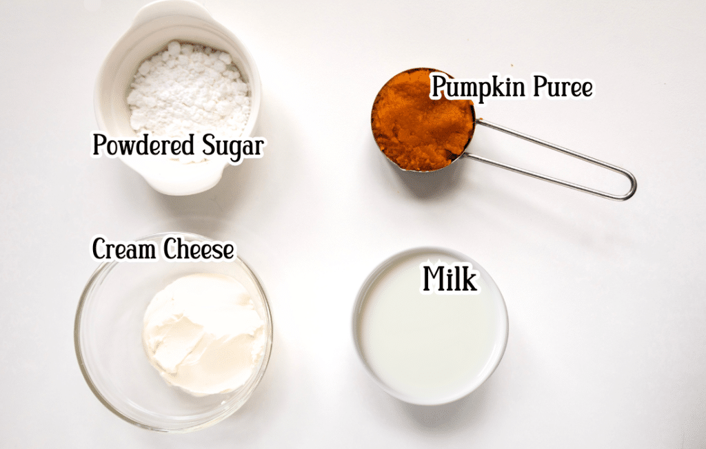 fall pumpkin cinnamon rolls Ingredients for pumpkin cream recipe
