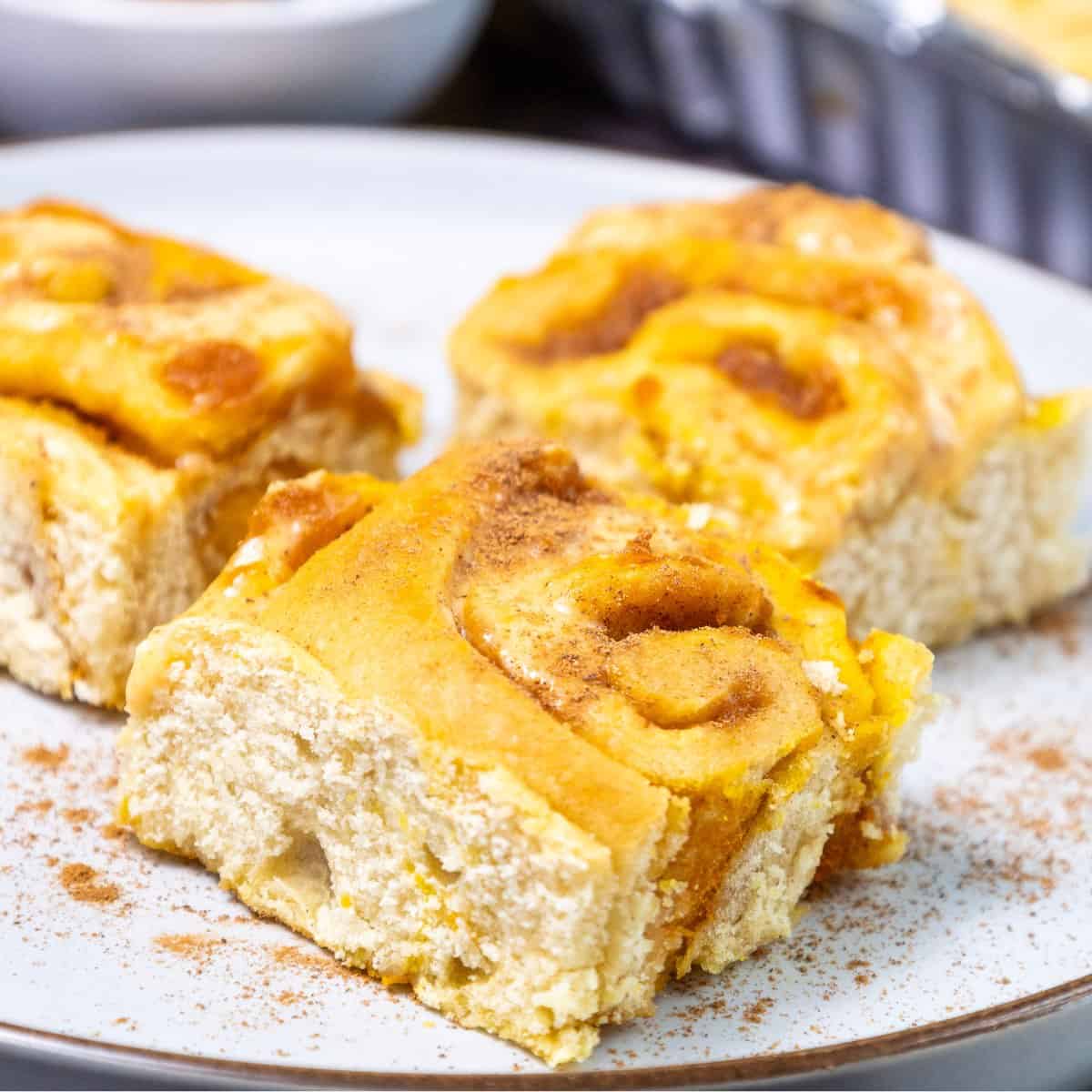 Pumpkin Cinnamon Rolls