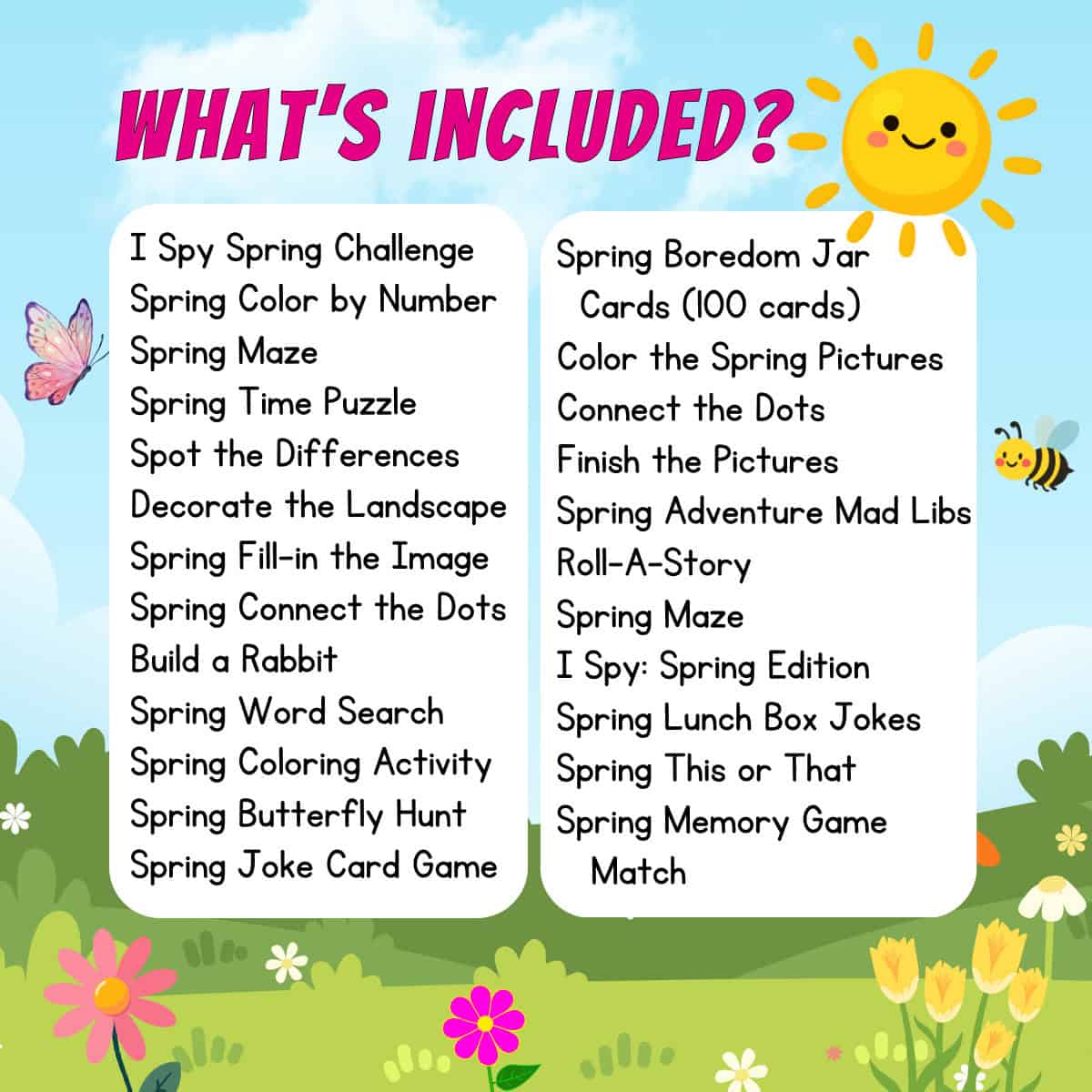 Whats Included What's Included in the Bundle