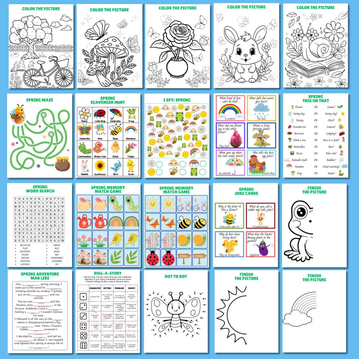 Kids Activities Kids Spring Activities
