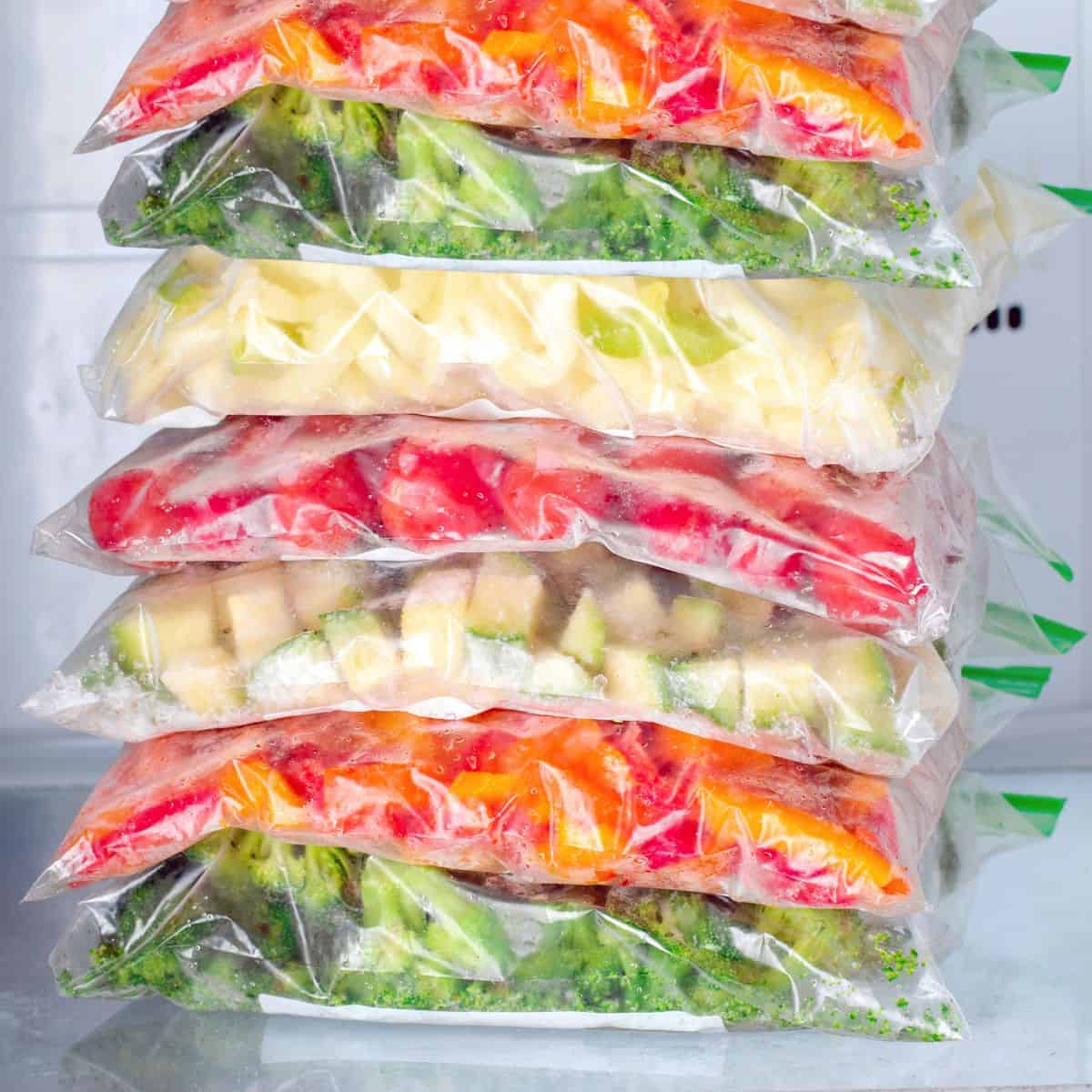 Prepped meal bags for busy moms, perfect for quick, healthy meal planning and easy cooking.